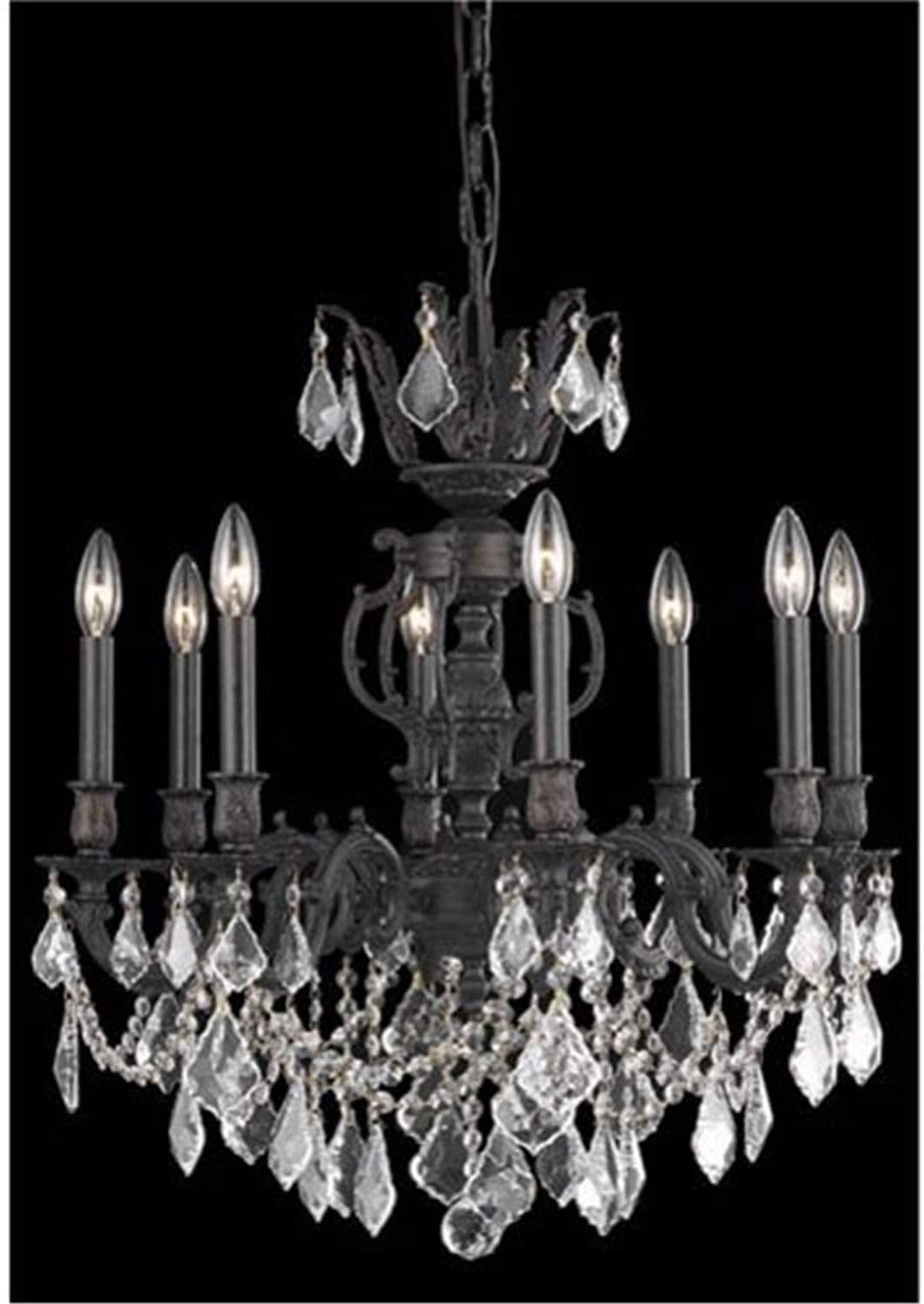 Elegant Lighting 9506D20DB-GS/RC Restaurant Ceiling Light, 50.8 x 58.4 cm, Dark Bronze   Elegant Lighting 9506D20DB-GS/RC 餐厅吸顶灯，50.8 x 58.4 厘米，深青铜色